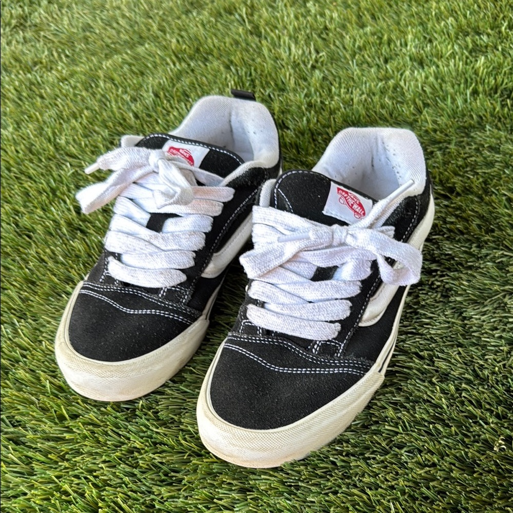 Vans Knu Skool Black and White Sneakers